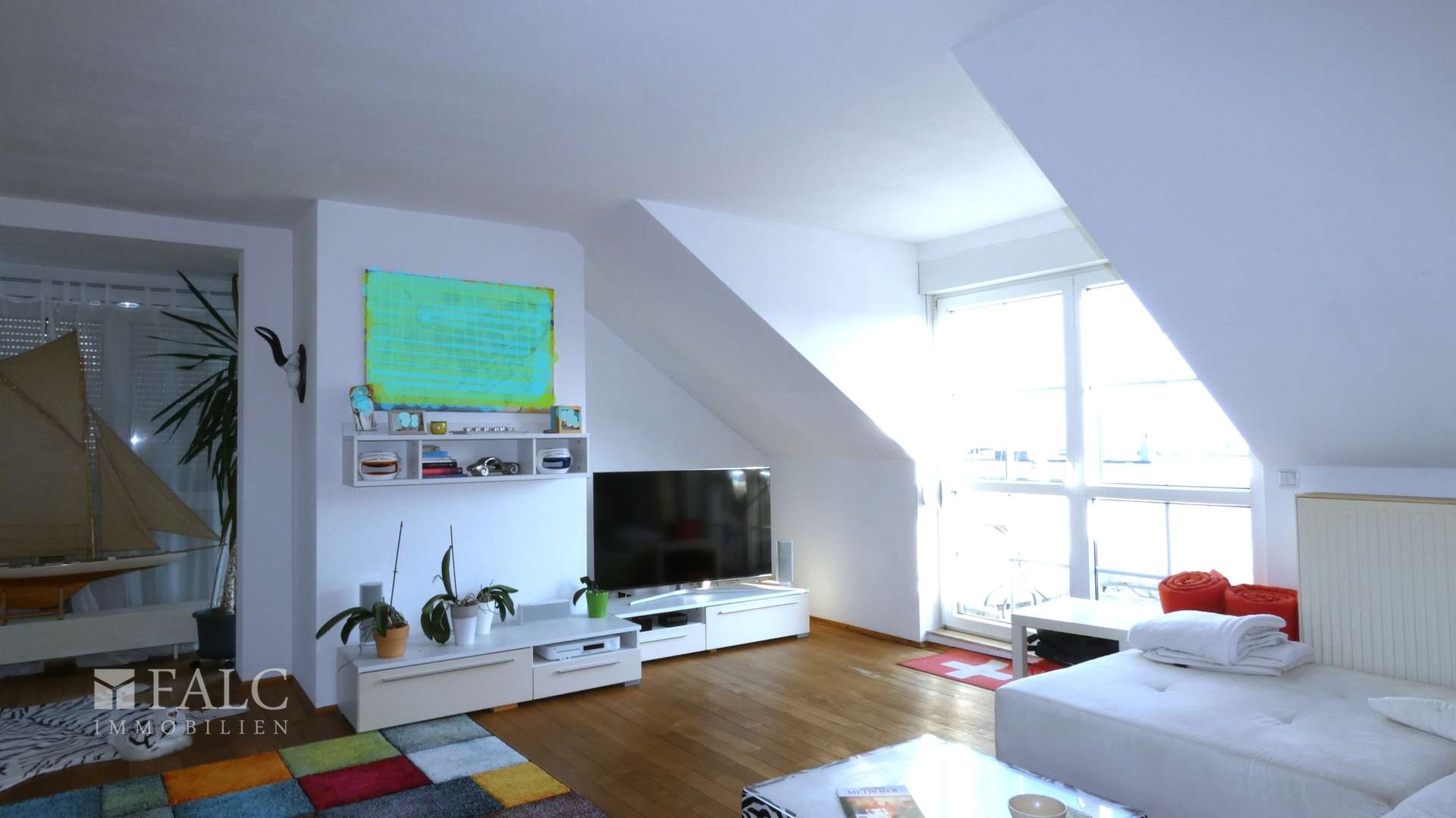 Wohnzimmer mit TV